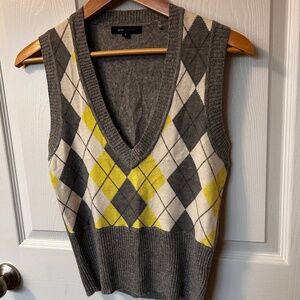 Argyle sweater vest